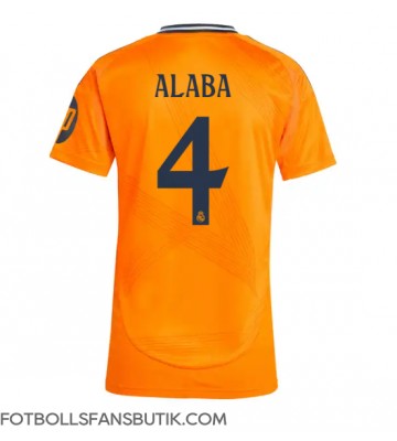 Real Madrid David Alaba #4 Replika Bortatröja Damer 2024-25 Kortärmad